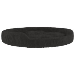 vidaXL Hundebett Schwarz 110x90x23 cm Plüsch