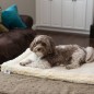 HuggleHounds Fleece-Haustiermatte XXL Wollweiß HuggleHounds Fleece-Haustiermatte XXL Wollweiß