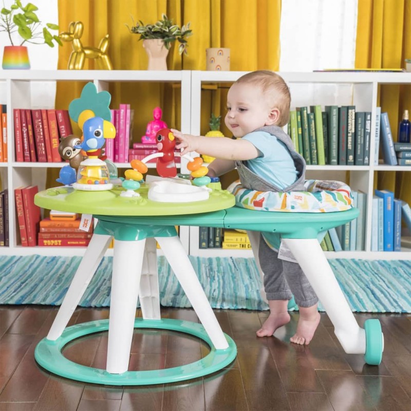 Bright Starts 2-in-1 Aktivitätscenter & Tisch Around We Go Tropic Cool Bright Starts 2-in-1 Aktivitätscenter & Tisch Around We Go Tropic Cool
