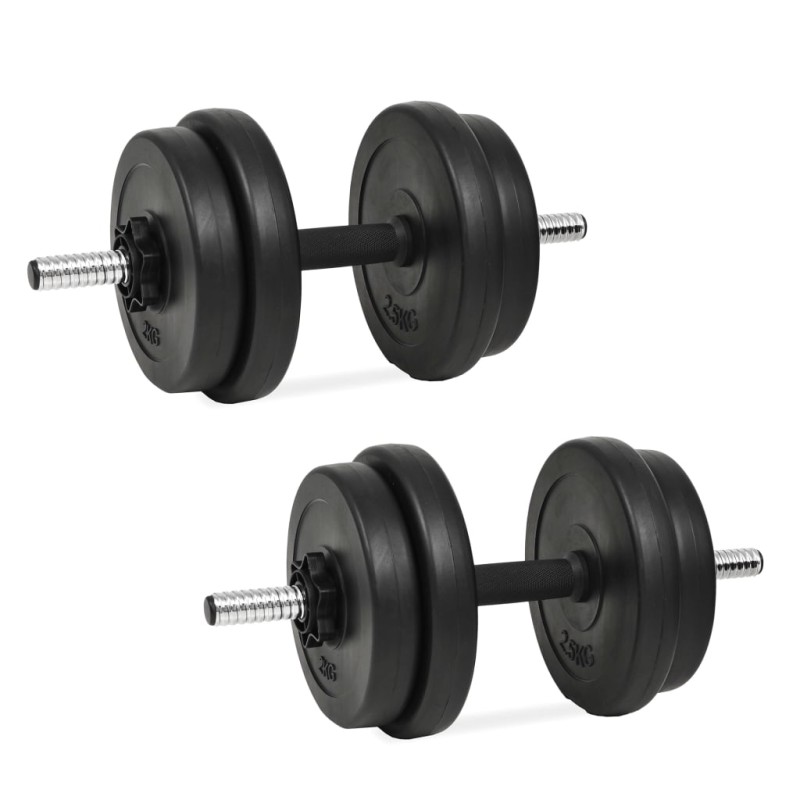 vidaXL Kurzhantel mit Gewichten 40 kg vidaXL Kurzhantel mit Gewichten 40 kg