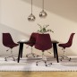 vidaXL Esszimmerstühle 4 Stk. Drehbar Lila Stoff vidaXL Esszimmerstühle 4 Stk. Drehbar Lila Stoff