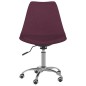 vidaXL Esszimmerstühle 4 Stk. Drehbar Lila Stoff vidaXL Esszimmerstühle 4 Stk. Drehbar Lila Stoff