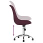 vidaXL Esszimmerstühle 4 Stk. Drehbar Lila Stoff vidaXL Esszimmerstühle 4 Stk. Drehbar Lila Stoff