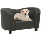 vidaXL Hundesofa Dunkelgrau 67x41x39 cm Kunstleder vidaXL Hundesofa Dunkelgrau 67x41x39 cm Kunstleder