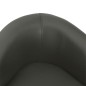 vidaXL Hundesofa Dunkelgrau 67x41x39 cm Kunstleder vidaXL Hundesofa Dunkelgrau 67x41x39 cm Kunstleder