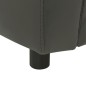 vidaXL Hundesofa Dunkelgrau 67x41x39 cm Kunstleder vidaXL Hundesofa Dunkelgrau 67x41x39 cm Kunstleder