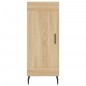 vidaXL Highboard Sonoma-Eiche 34,5x34x180 cm Holzwerkstoff vidaXL Highboard Sonoma-Eiche 34,5x34x180 cm Holzwerkstoff