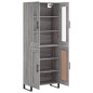 vidaXL Highboard Grau Sonoma 69,5x34x180 cm Holzwerkstoff vidaXL Highboard Grau Sonoma 69,5x34x180 cm Holzwerkstoff