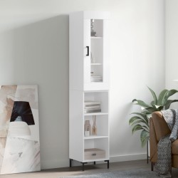 vidaXL Highboard Weiß 34,5x34x180 cm Holzwerkstoff