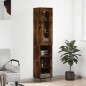 vidaXL Highboard Räuchereiche 34,5x34x180 cm Holzwerkstoff vidaXL Highboard Räuchereiche 34,5x34x180 cm Holzwerkstoff