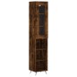 vidaXL Highboard Räuchereiche 34,5x34x180 cm Holzwerkstoff vidaXL Highboard Räuchereiche 34,5x34x180 cm Holzwerkstoff