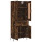 vidaXL Highboard Räuchereiche 69,5x34x180 cm Holzwerkstoff vidaXL Highboard Räuchereiche 69,5x34x180 cm Holzwerkstoff