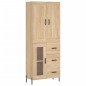 vidaXL Highboard Sonoma-Eiche 69,5x34x180 cm Holzwerkstoff vidaXL Highboard Sonoma-Eiche 69,5x34x180 cm Holzwerkstoff