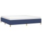vidaXL Bettgestell ohne Matratze Blau 200x200 cm Stoff vidaXL Bettgestell ohne Matratze Blau 200x200 cm Stoff