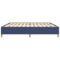 vidaXL Bettgestell ohne Matratze Blau 200x200 cm Stoff vidaXL Bettgestell ohne Matratze Blau 200x200 cm Stoff