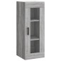 vidaXL Highboard Grau Sonoma 34,5x34x180 cm Holzwerkstoff vidaXL Highboard Grau Sonoma 34,5x34x180 cm Holzwerkstoff