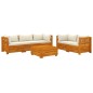 vidaXL 6-tlg. Garten-Lounge-Set mit Kissen Massivholz Akazie vidaXL 6-tlg. Garten-Lounge-Set mit Kissen Massivholz Akazie