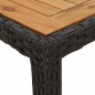 vidaXL 7-tlg. Garten-Essgruppe mit Kissen Schwarz Poly Rattan vidaXL 7-tlg. Garten-Essgruppe mit Kissen Schwarz Poly Rattan