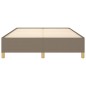 vidaXL Bettgestell ohne Matratze Taupe 140x200 cm Stoff vidaXL Bettgestell ohne Matratze Taupe 140x200 cm Stoff
