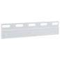 vidaXL Klemmleisten 6 Stk. Silbern 20 cm Edelstahl vidaXL Klemmleisten 6 Stk. Silbern 20 cm Edelstahl