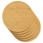 vidaXL Schneidebretter 6 Stk. Ø30x1,5 cm Bambus vidaXL Schneidebretter 6 Stk. Ø30x1,5 cm Bambus