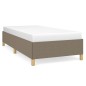 vidaXL Bettgestell Taupe 100x200 cm Stoff vidaXL Bettgestell Taupe 100x200 cm Stoff