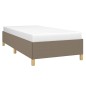 vidaXL Bettgestell Taupe 100x200 cm Stoff vidaXL Bettgestell Taupe 100x200 cm Stoff
