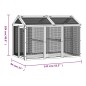 vidaXL Freilaufgehege Mokka 141x94x104 cm Massivholz Kiefer vidaXL Freilaufgehege Mokka 141x94x104 cm Massivholz Kiefer