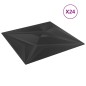 vidaXL Wandpaneele 24 Stk. Schwarz 50x50 cm EPS 6 m² Stern vidaXL Wandpaneele 24 Stk. Schwarz 50x50 cm EPS 6 m² Stern