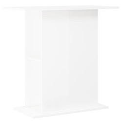 vidaXL Aquariumständer Hochglanz-Weiß 36x75x72,5 cm Holzwerkstoff