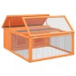 vidaXL Kaninchenstall Braun 117,5x97x47,5 cm Massivholz Kiefer vidaXL Kaninchenstall Braun 117,5x97x47,5 cm Massivholz Kiefer