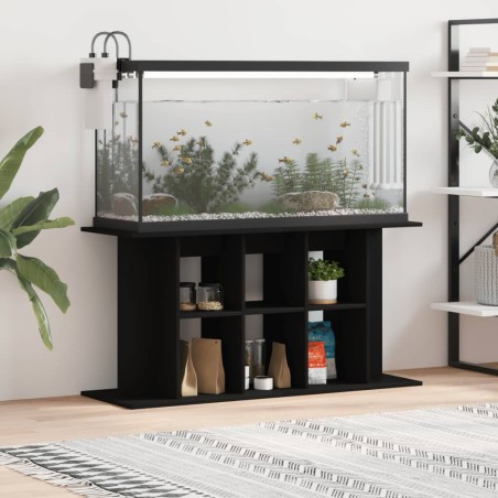 vidaXL Aquariumständer Schwarz 120x40x60 cm Holzwerkstoff