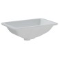 vidaXL Waschbecken Weiß 41,5x26x18,5 cm Rechteckig Keramik vidaXL Waschbecken Weiß 41,5x26x18,5 cm Rechteckig Keramik