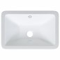 vidaXL Waschbecken Weiß 41,5x26x18,5 cm Rechteckig Keramik vidaXL Waschbecken Weiß 41,5x26x18,5 cm Rechteckig Keramik