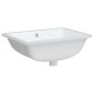 vidaXL Waschbecken Weiß 52x38,5x19,5 cm Rechteckig Keramik vidaXL Waschbecken Weiß 52x38,5x19,5 cm Rechteckig Keramik