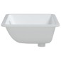 vidaXL Waschbecken Weiß 52x38,5x19,5 cm Rechteckig Keramik vidaXL Waschbecken Weiß 52x38,5x19,5 cm Rechteckig Keramik