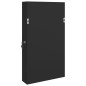 vidaXL Spiegel-Schmuckschrank mit LED-Beleuchtung Wandmontage Schwarz vidaXL Spiegel-Schmuckschrank mit LED-Beleuchtung Wandmontage Schwarz