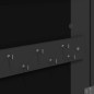 vidaXL Spiegel-Schmuckschrank mit LED-Beleuchtung Wandmontage Schwarz vidaXL Spiegel-Schmuckschrank mit LED-Beleuchtung Wandmontage Schwarz