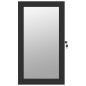 vidaXL Spiegel-Schmuckschrank mit LED-Beleuchtung Wandmontage Schwarz vidaXL Spiegel-Schmuckschrank mit LED-Beleuchtung Wandmontage Schwarz