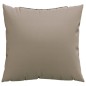 vidaXL Zierkissen 4 Stk. Taupe 40x40 cm Stoff vidaXL Zierkissen 4 Stk. Taupe 40x40 cm Stoff