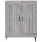 Highboard Grau Sonoma 69,5x34x180 cm Holzwerkstoff Highboard Grau Sonoma 69,5x34x180 cm Holzwerkstoff