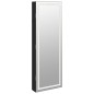 vidaXL Spiegel-Schmuckschrank mit LED-Beleuchtung Wandmontage Schwarz vidaXL Spiegel-Schmuckschrank mit LED-Beleuchtung Wandmontage Schwarz