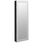 vidaXL Spiegel-Schmuckschrank mit LED-Beleuchtung Wandmontage Schwarz vidaXL Spiegel-Schmuckschrank mit LED-Beleuchtung Wandmontage Schwarz
