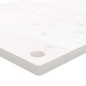 vidaXL Schreibtischplatte Weiß 100x60x2,5 cm Massivholz Kiefer vidaXL Schreibtischplatte Weiß 100x60x2,5 cm Massivholz Kiefer