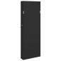 vidaXL Spiegel-Schmuckschrank mit LED-Beleuchtung Wandmontage Schwarz vidaXL Spiegel-Schmuckschrank mit LED-Beleuchtung Wandmontage Schwarz