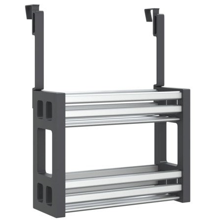 vidaXL Unterschrank-Organizer 34x12x26 cm Aluminium