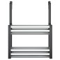 vidaXL Unterschrank-Organizer 34x12x26 cm Aluminium vidaXL Unterschrank-Organizer 34x12x26 cm Aluminium