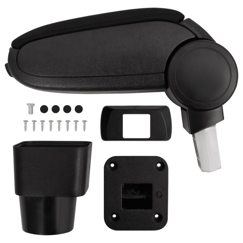 vidaXL Auto-Armlehne Schwarz 13x31x(30,5-48) cm ABS vidaXL Auto-Armlehne Schwarz 13x31x(30,5-48) cm ABS