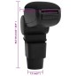 vidaXL Auto-Armlehne Schwarz 13x31x(30,5-48) cm ABS vidaXL Auto-Armlehne Schwarz 13x31x(30,5-48) cm ABS
