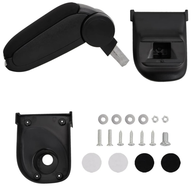 vidaXL Auto-Armlehne Schwarz 15x35x(30-47) cm ABS vidaXL Auto-Armlehne Schwarz 15x35x(30-47) cm ABS